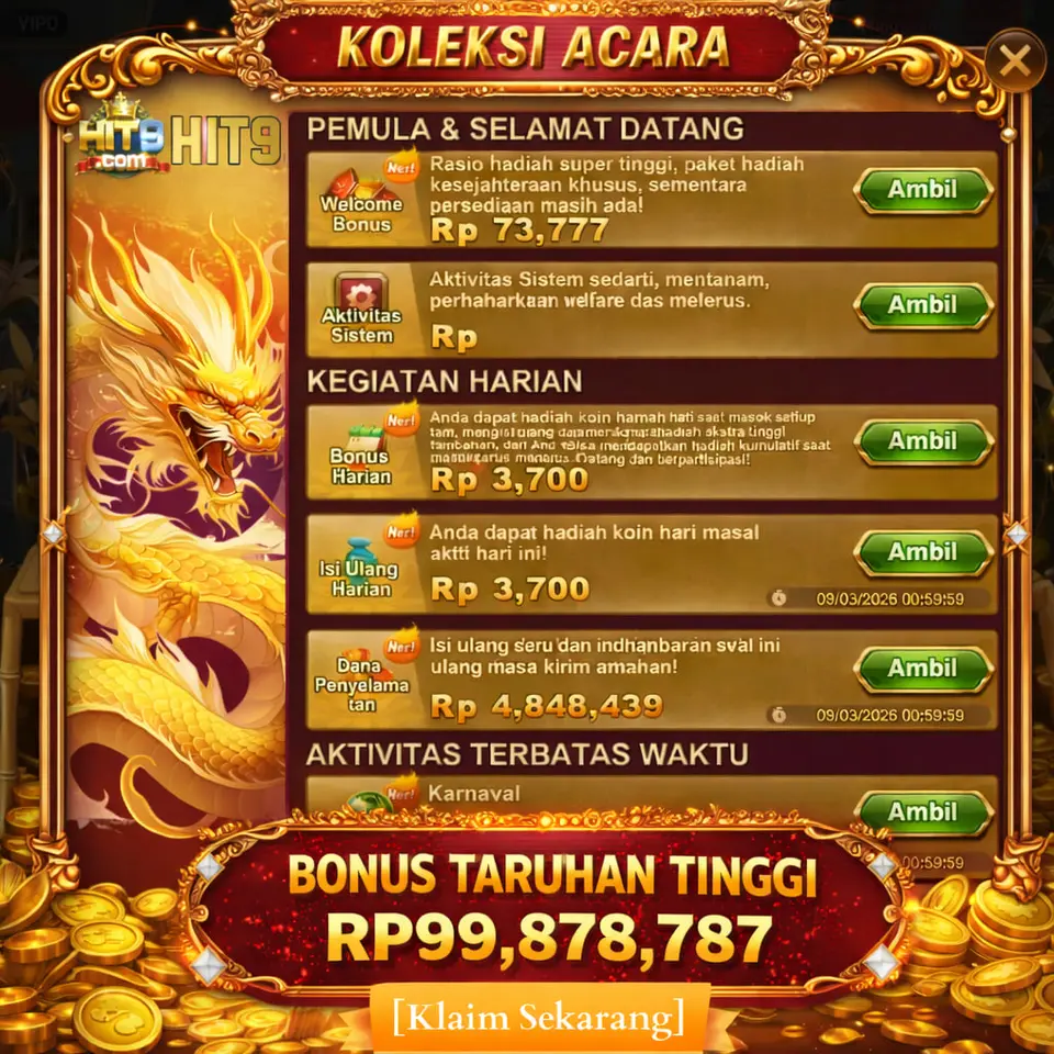 HIT9 Daftar Akun Resmi Indonesia